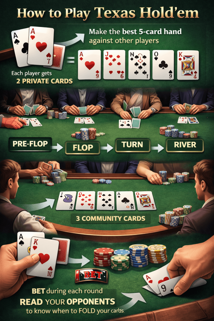 How to play Texas Hold'em poker