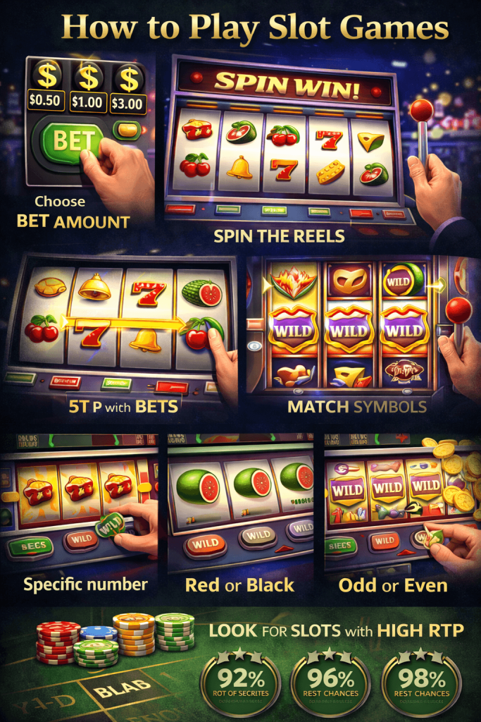 How to play slot games step by step