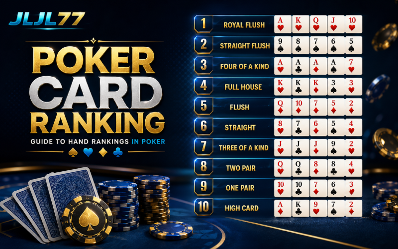 poker card ranking